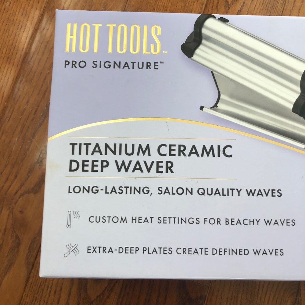 Hot Tools Titanium Deep Waver hair Iron - NEW - Picture 7 of 7